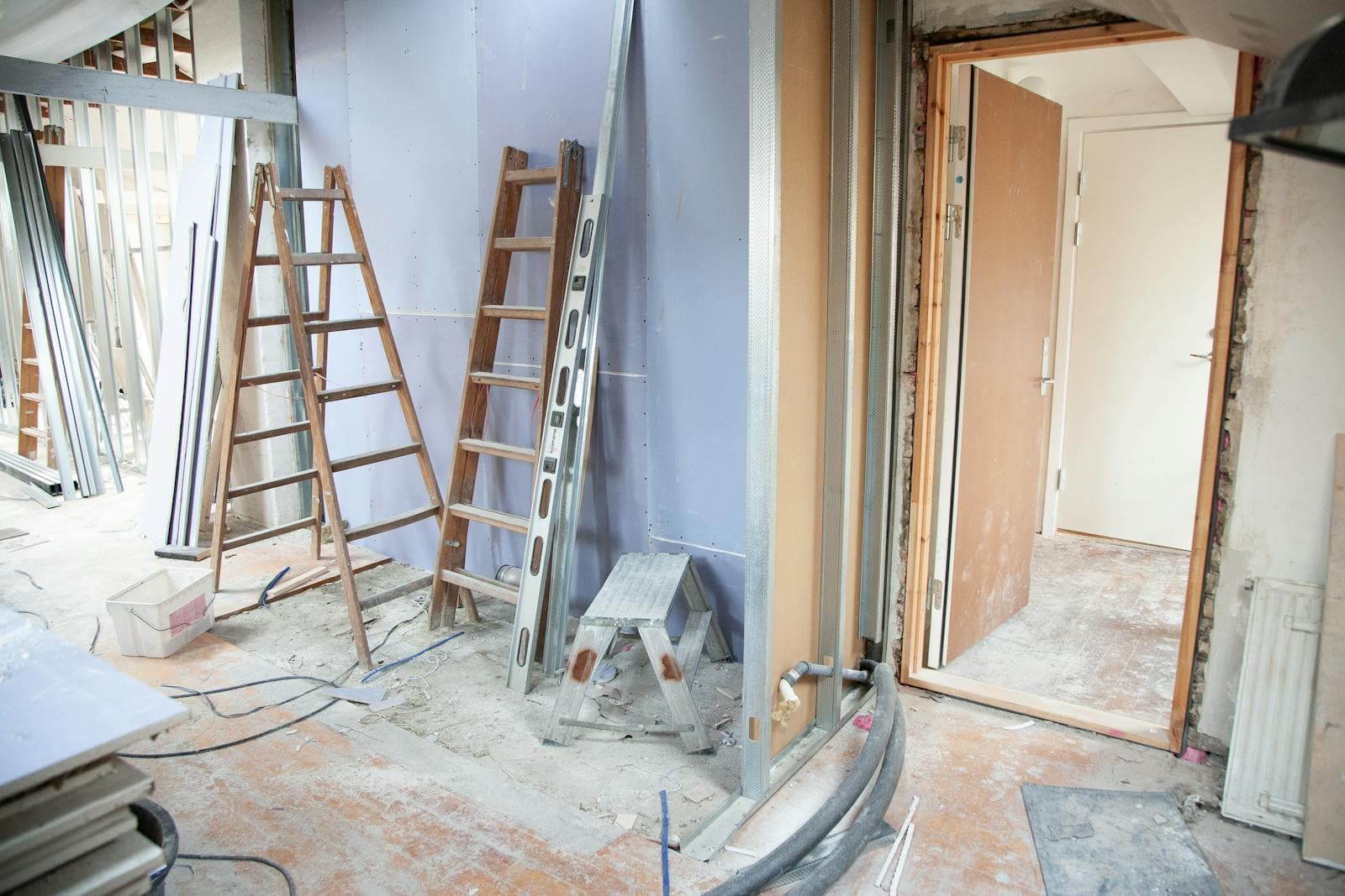 Interior renovation work where builder variations and client changes need recording